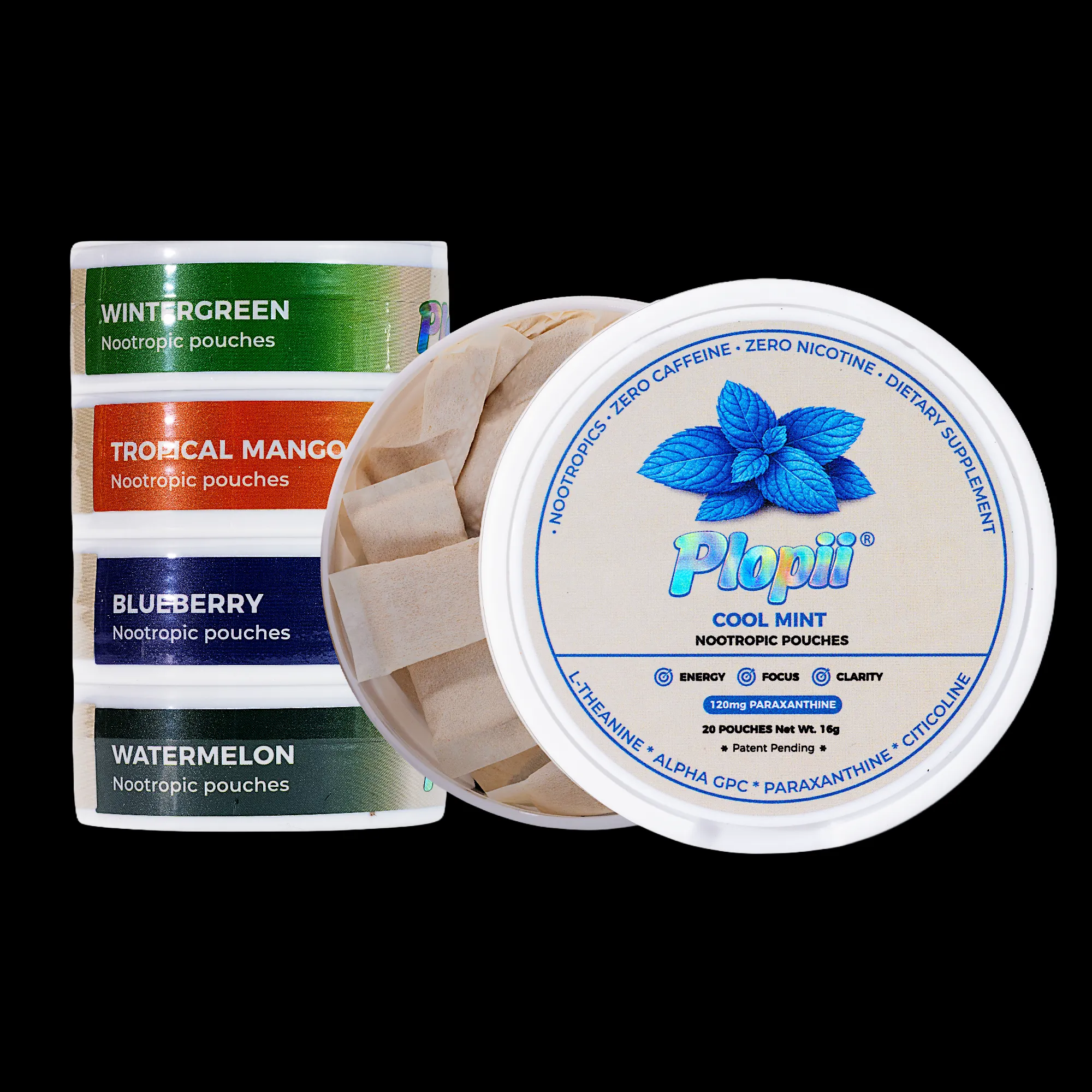 Nootropic Focus Pouches — Caffeine-Free Paraxanthine | Plopii®